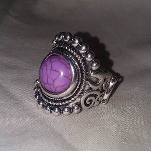 Purple Ornate Ring